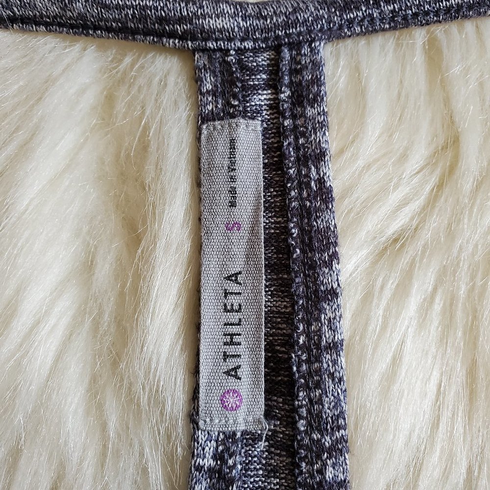 Athleta Pose Layered Top in Marled Gray Size Small - Picture 7 of 12